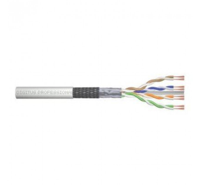 Кабель мережевий Digitus SF-UTP 305м, cat 6, CU, AWG 26/7, LSZH, Patchkabel (DK-1633-P-305)