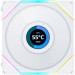 Кулер до корпусу Lian Li Reverse TL LCD 120-1, White Cooler (G99.12RTLLCD1W.00)