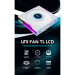 Кулер до корпусу Lian Li Reverse TL LCD 120-1, White Cooler (G99.12RTLLCD1W.00)