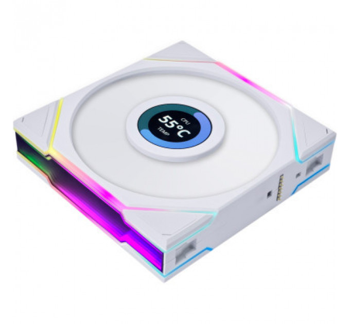 Кулер до корпусу Lian Li Reverse TL LCD 120-1, White Cooler (G99.12RTLLCD1W.00)