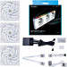 Кулер до корпусу Lian Li TL 120-3, White Cooler (G99.12TL3W.00)