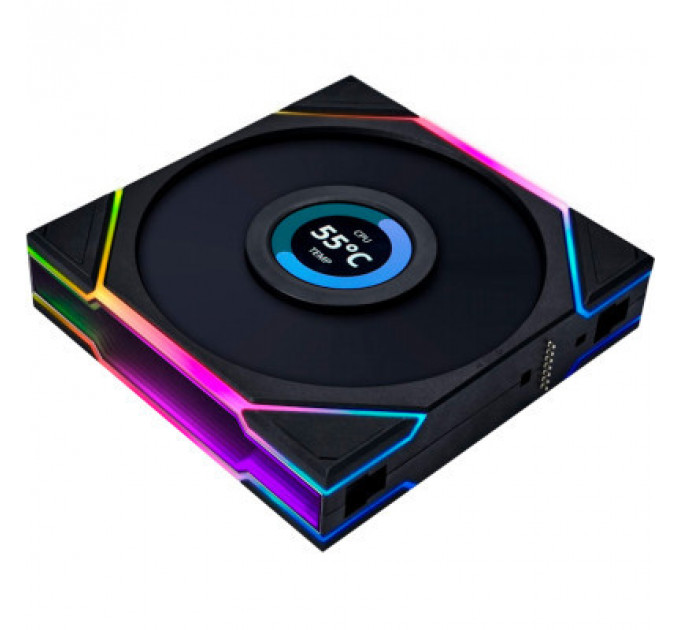 Кулер до корпусу Lian Li TL LCD 120-1, Black Cooler (G99.12TLLCD1B.00)