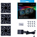 Кулер до корпусу Lian Li TL LCD 120-3, Black Cooler (G99.12TLLCD3B.00)