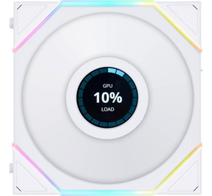 Кулер до корпусу Lian Li TLLCD 120-3, White Cooler (G99.12TLLCD3W.00)