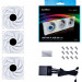 Кулер до корпусу Lian Li TLLCD 120-3, White Cooler (G99.12TLLCD3W.00)