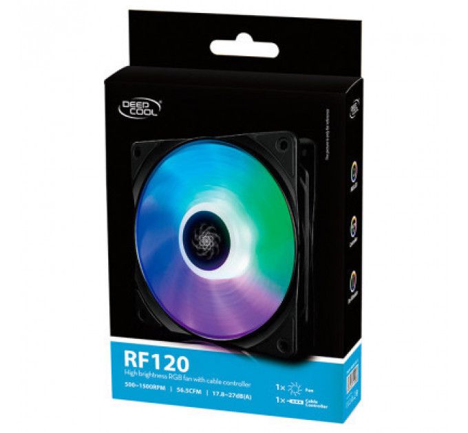 Кулер до корпусу Deepcool RF120 (DP-FRGB-RF120-1C)
