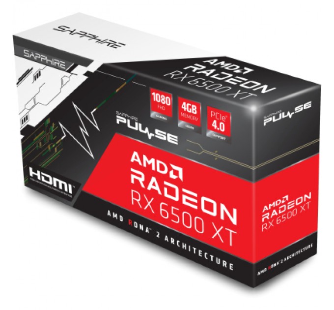 Sapphire Відеокарта Sapphire Radeon RX 6500 XT 4Gb PULSE DUAL (11314-01-20G)