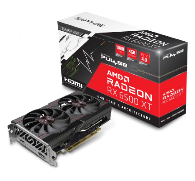 Sapphire Відеокарта Sapphire Radeon RX 6500 XT 4Gb PULSE DUAL (11314-01-20G)
