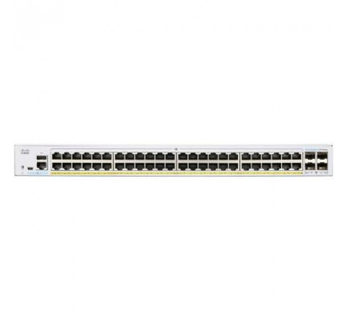 Комутатор мережевий Cisco CBS350-48T-4X-EU