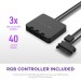 NZXT Кулер до корпусу NZXT F140RGB Duo (RF-D14DF-B1)