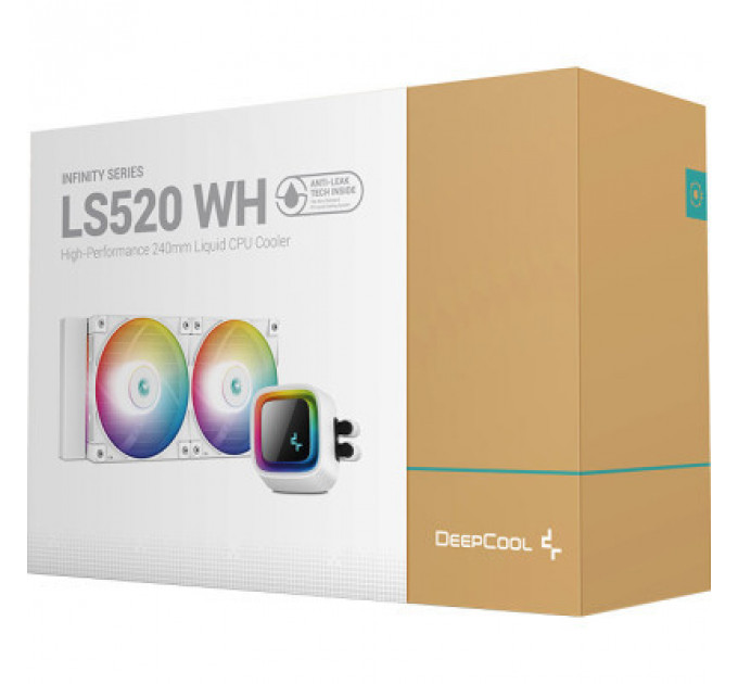Система рідинного охолодження Deepcool LS520 White