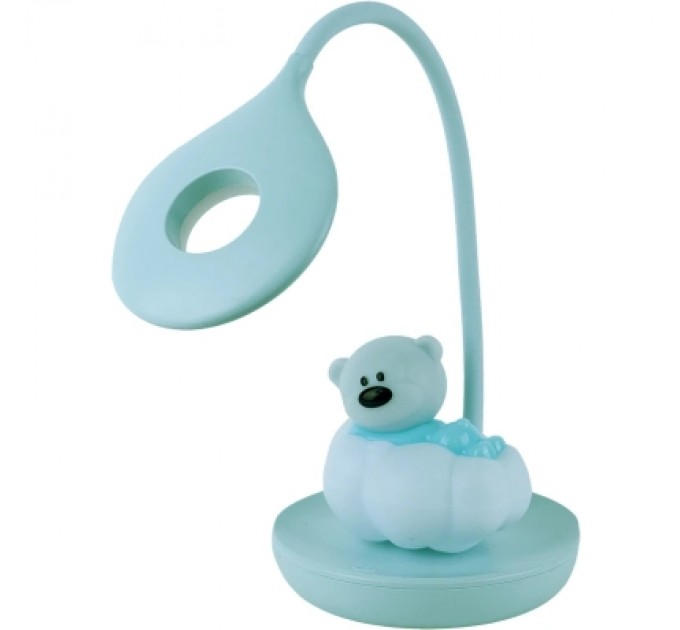 Kite Настільна лампа Kite Cloudy Bear LED з акумулятором, зелена (K24-493-2-4)