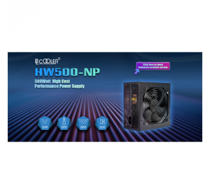 Блок живлення PcCooler 500W (HW500-NP)