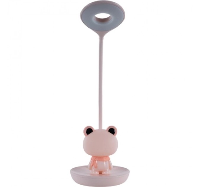 Kite Настільна лампа Kite Froggy LED з акумулятором, рожева (K24-492-3-2)