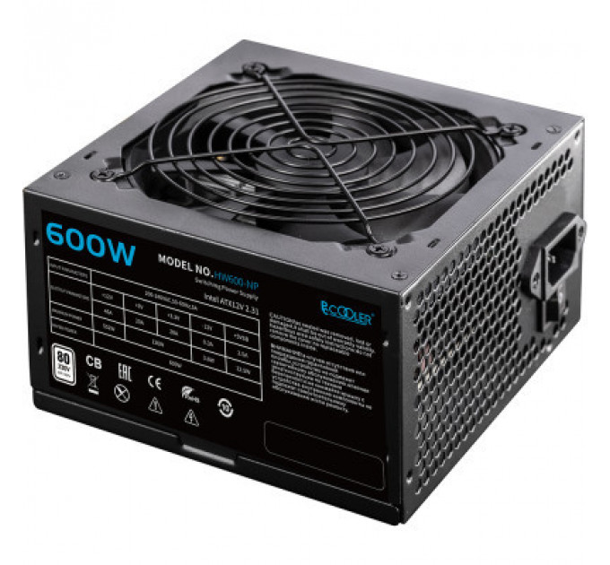 Блок живлення PcCooler 600W (HW600-NP)