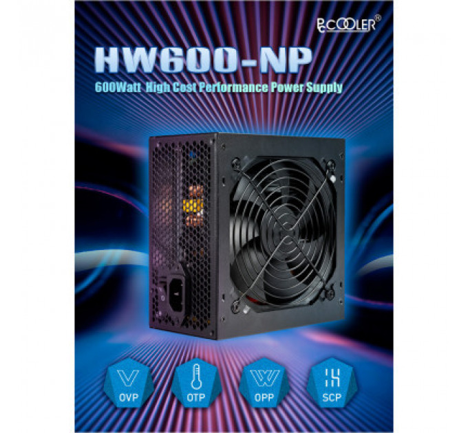 Блок живлення PcCooler 600W (HW600-NP)