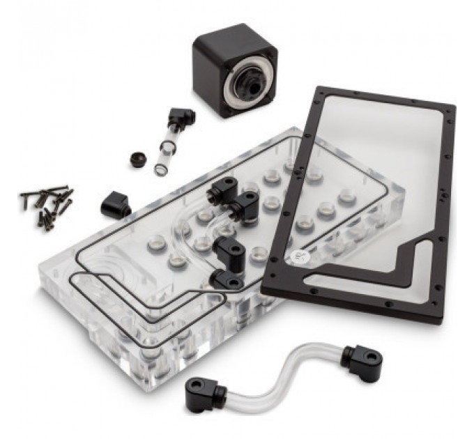 Резервуар для СРО Ekwb EK-QuantumX Loophole Distroplate D5 PWM - Black (3831109908440) (3831109908440)