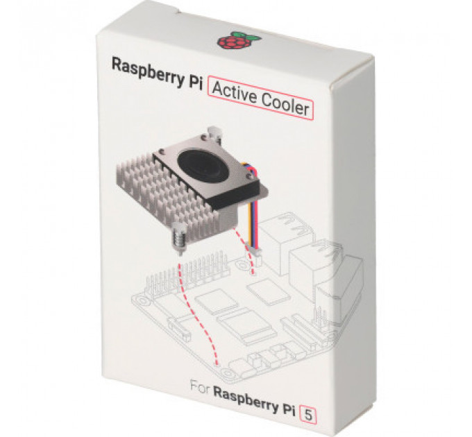 Радіатор охолодження Raspberry Pi with fan for Raspberry Pi 5 (SC1148/OFI118)
