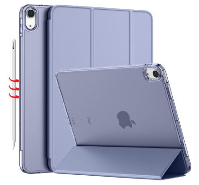 Чохол до планшета BeCover Tri Fold Hard Apple iPad Air 4 10.9 2020/2021 Purple (706862) (706862)