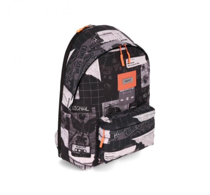 Bagland Рюкзак для ноутбука Bagland 17" Stylish XL 35L+print, whtite-black 1343 00558694 (1120220805)