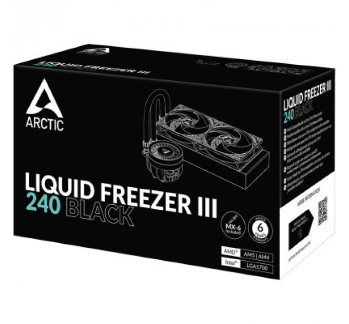 Система рідинного охолодження Arctic Liquid Freezer III - 240 Black (ACFRE00134A)