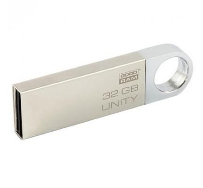 USB флеш накопичувач Goodram 32GB UUN2 (Unity) Silver USB 2.0 (UUN2-0320S0R11)