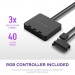 NZXT Кулер до корпусу NZXT F120RGB Duo-120mm Dual-sideRGB Fan-Tripl (RF-D12TF-B1)