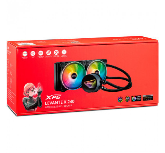 Система рідинного охолодження ADATA LEVANTEX240-BKCWW