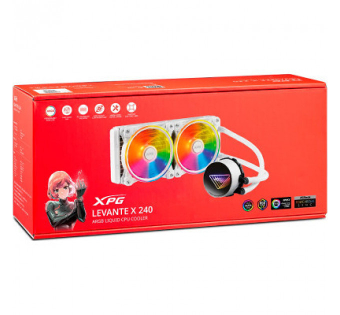 Система рідинного охолодження ADATA LEVANTEX240-WHCWW