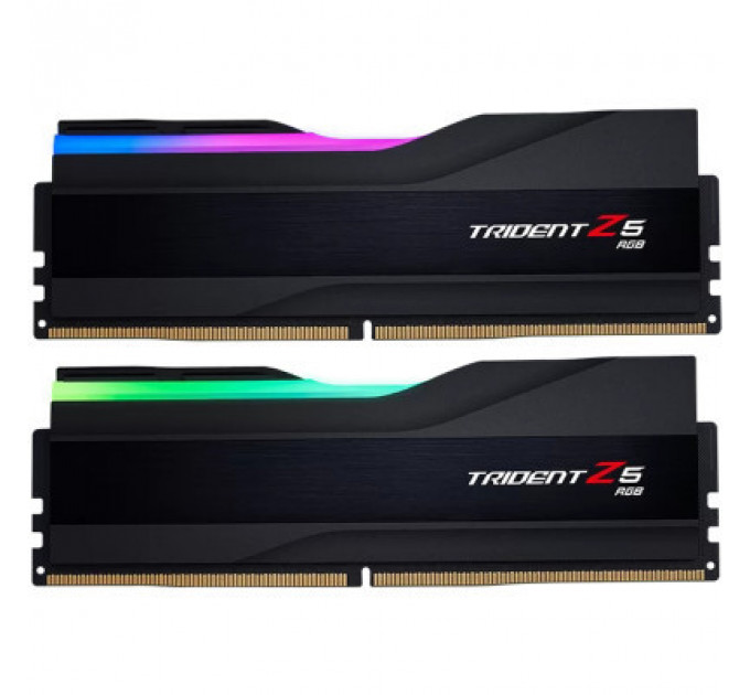Модуль пам'яті для комп'ютера DDR5 32GB (2x16GB) 5200 MHz Trident Z5 RGB Black G.Skill (F5-5200J3636C16GX2-TZ5RK)