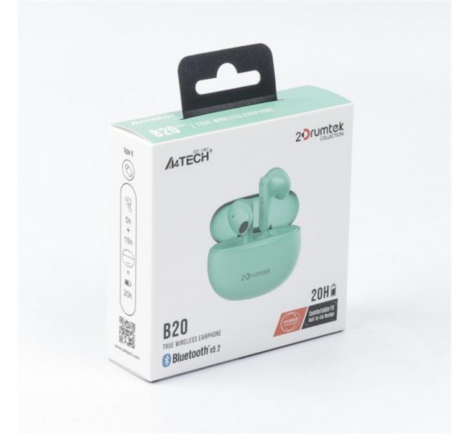 Bluetooth-гарнітура A4Tech B20 Mint Green