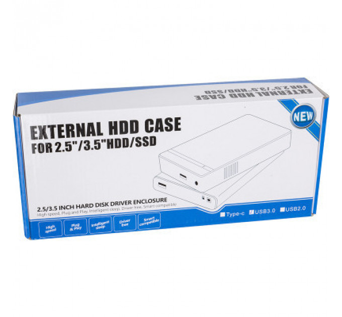 Кишеня зовнішня PowerPlant HDD 2.5/3.5" USB3.0 (HC380404)