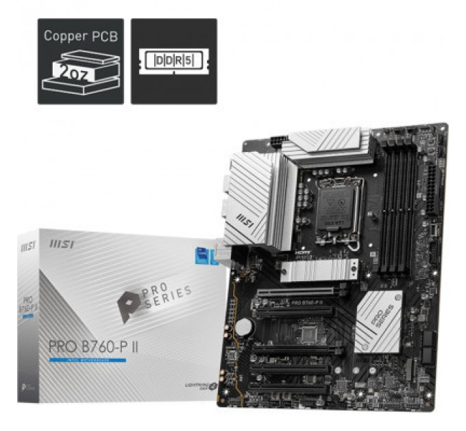 Материнська плата MSI PRO B760-P II
