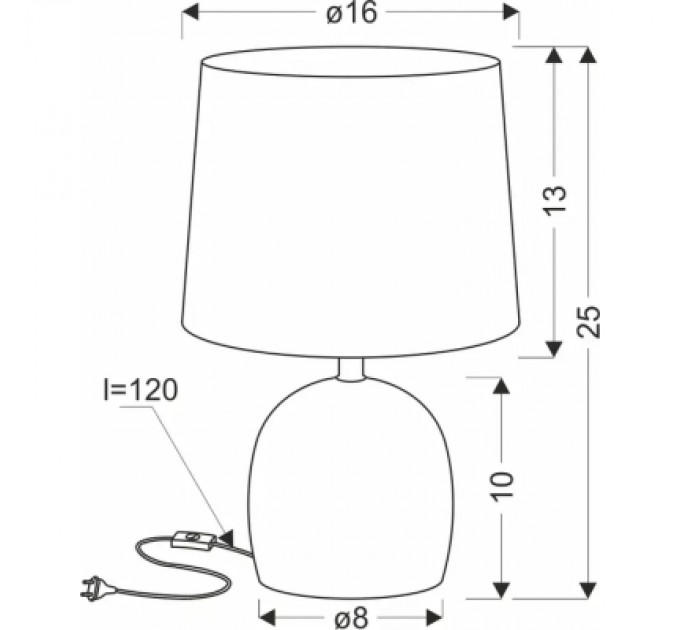 Candellux Настільна лампа Candellux 41-24374 ADELINA (41-24374)