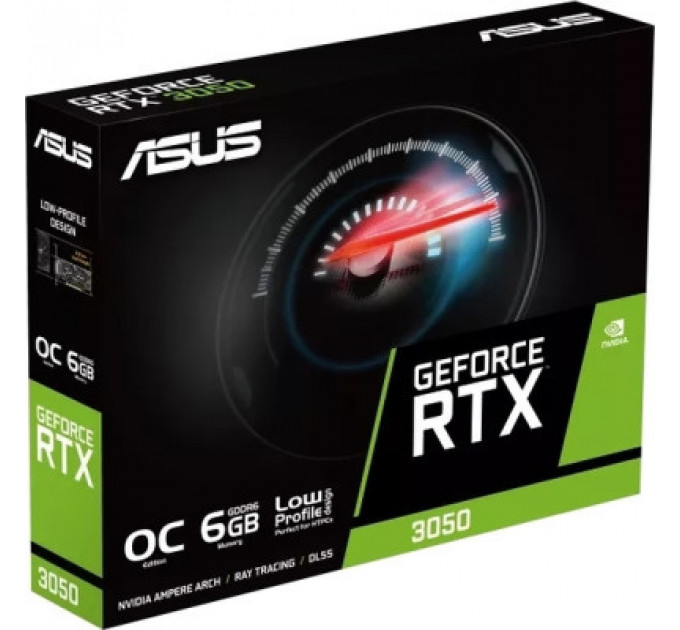 Відеокарта ASUS GeForce RTX3050 6Gb OC LP BRK (RTX3050-O6G-LP-BRK)
