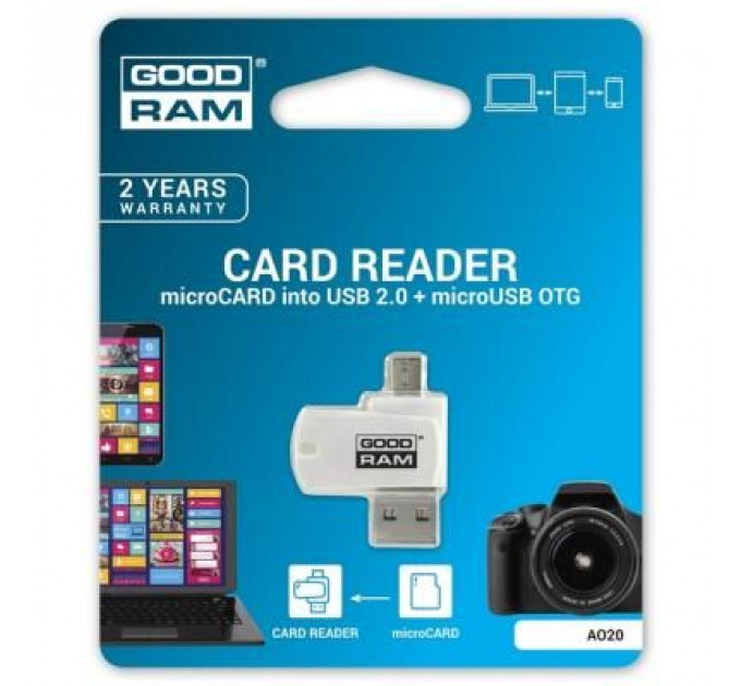 Зчитувач флеш-карт Goodram AO20-MW01R11