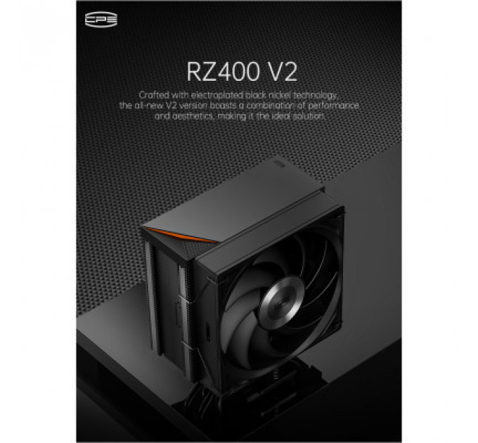 Кулер до процесора PcCooler RZ400 V2 BK