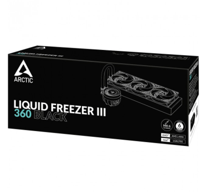 Система рідинного охолодження Arctic Liquid Freezer III - 360 Black (ACFRE00136A)