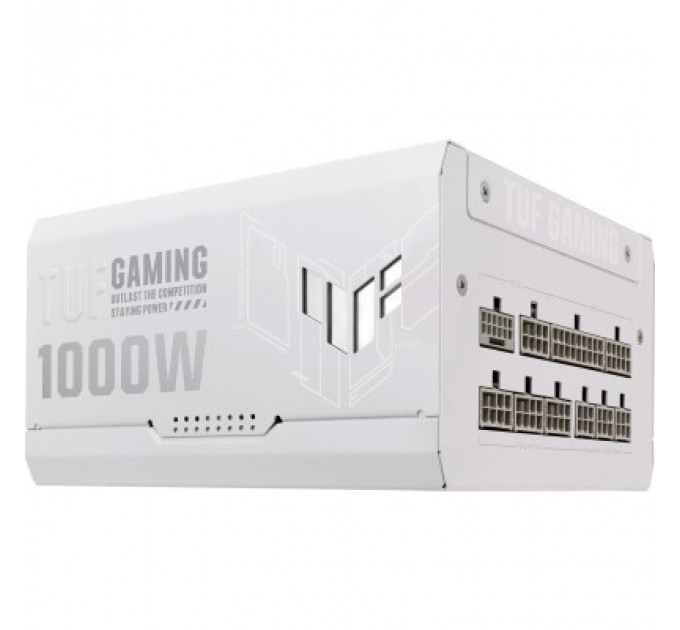 Блок живлення ASUS 1000W TUF-GAMING-1000G-WHITE PCIE5 (90YE00S5-B0NA00)