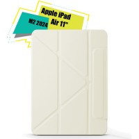 Чохол до планшета BeCover Ultra Slim Origami Flex Apple iPad Air 11" M2 2024 Beige (712957)