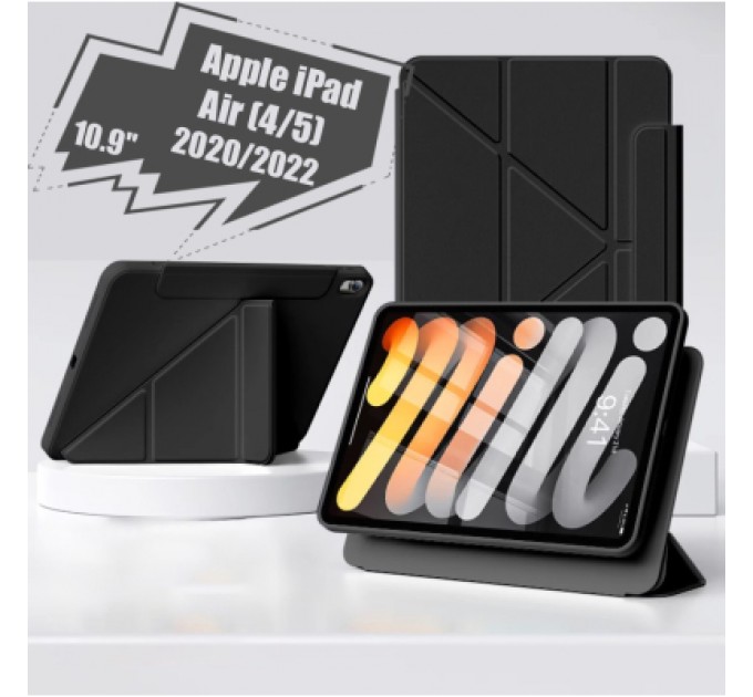 Чохол до планшета BeCover Ultra Slim Origami Magnetic Apple iPad Air (4/5) 2020/2022 10.9" Black (712973)