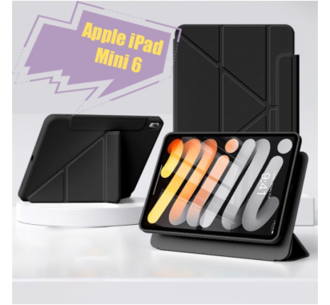 BeCover Чохол до планшета BeCover Ultra Slim Origami Magnetic Apple iPad Mini 6 2021 Black (712967)