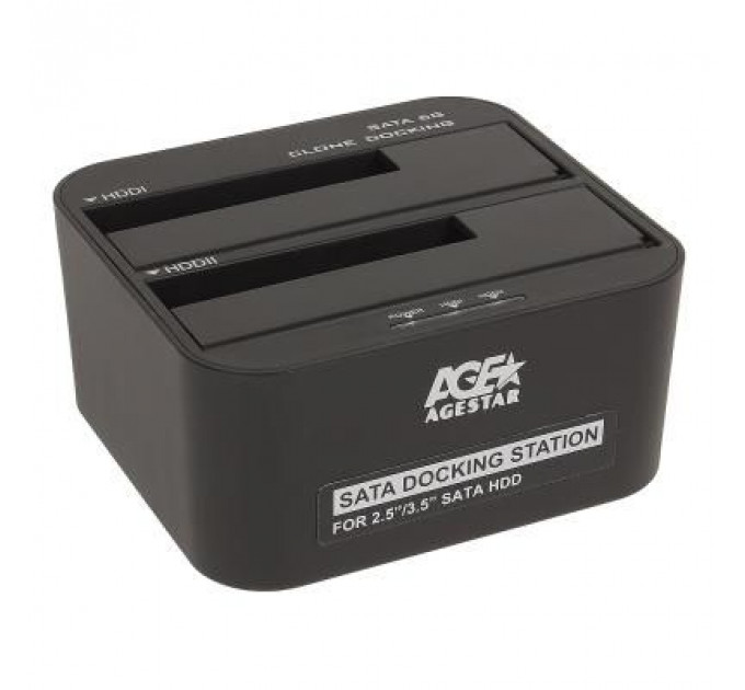 Док-станція для накопичувачів AgeStar 3UBT6-6G (Black)
