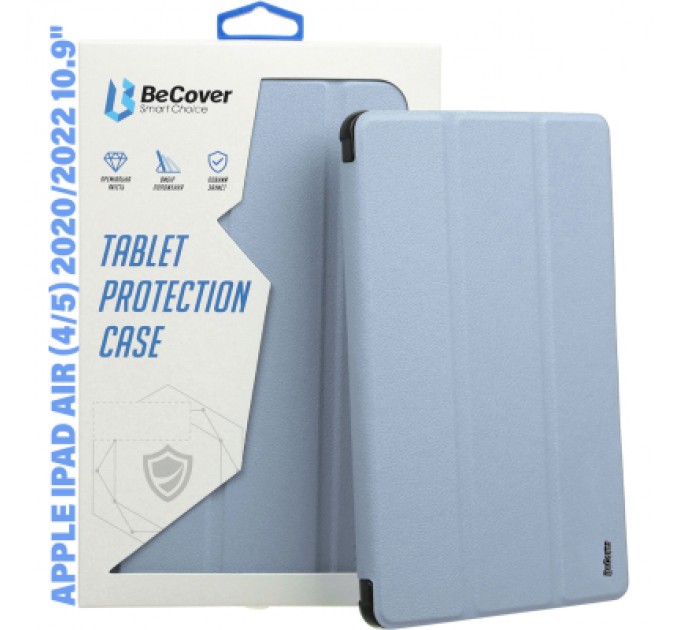 BeCover Чохол до планшета BeCover Soft Edge TPU Apple Pencil Apple iPad Air (4/5) 2020/2022 10.9" Blue Haze (711697)