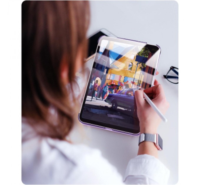 Чохол до планшета BeCover Tri Fold Hard BeCover Apple iPad Mini 7 2024 Purple (712455)