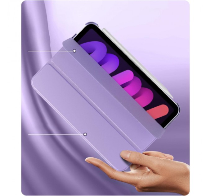 Чохол до планшета BeCover Tri Fold Hard BeCover Apple iPad Mini 7 2024 Purple (712455)