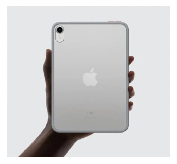 Чохол до планшета BeCover Transparancy Shell Edge Gray BeCover Apple iPad Mini 6 2021 (712927)