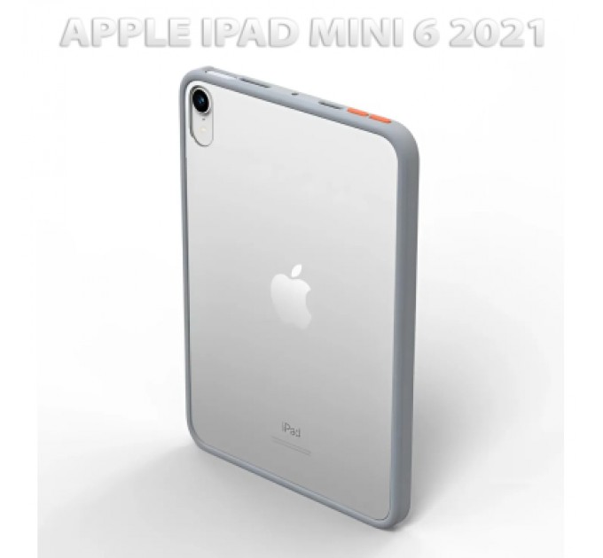 Чохол до планшета BeCover Transparancy Shell Edge Gray BeCover Apple iPad Mini 6 2021 (712927)