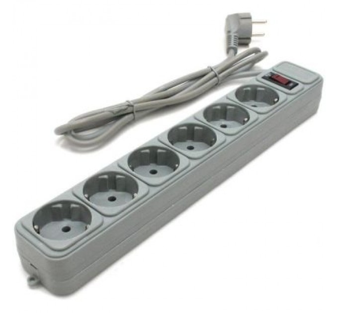 Gembird Мережевий фільтр живлення SPG6-B-15 Gembird (SPG6-G-15G)