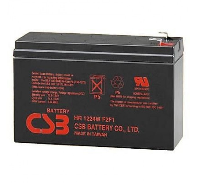 CSB Батарея до ДБЖ 12В 6.5Ач CSB (HR1224WF2F1)